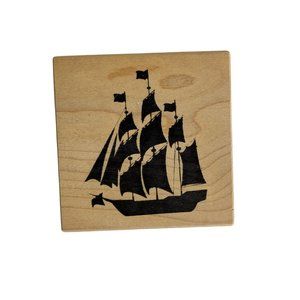 Lizzie Anne Designs Sailboat Stamp NEW LAD0-441
